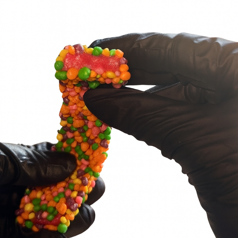 XL Cherry Bomb Sour Gummy Crunch Rope (4-Pack)